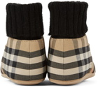 Burberry Baby Vintage Check Chalburyul Sock Detail Pre-Walkers