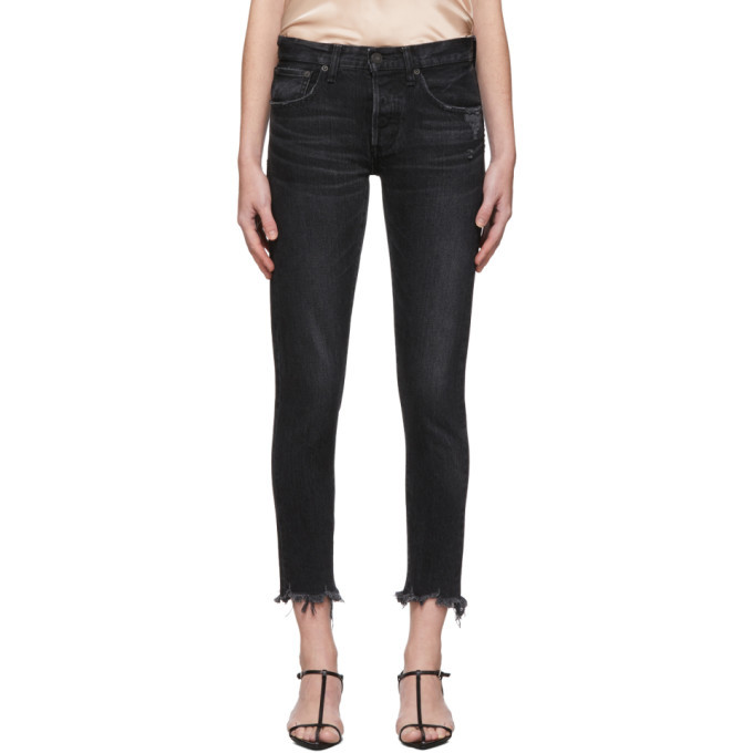Photo: Moussy Vintage Black Staley Tapered Jeans