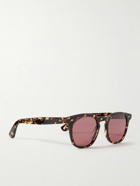 Garrett Leight California Optical - Byrne Sun Round-Frame Tortoiseshell Acetate Sunglasses