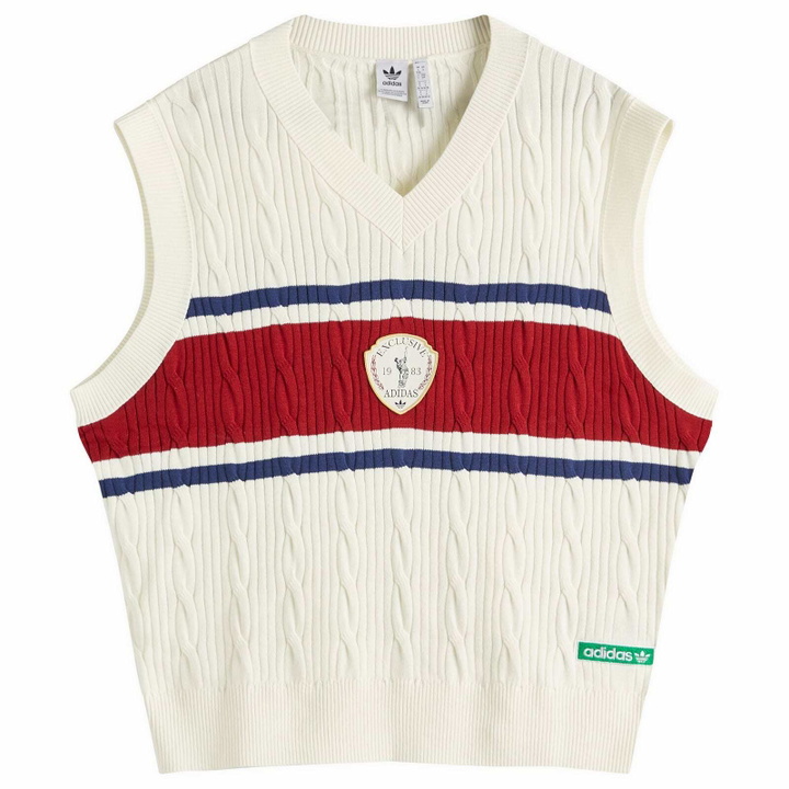 Photo: Adidas Women's Originals Retro Sports Vest in Off White