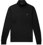Polo Ralph Lauren - Pima Cotton-Jersey Rollneck T-Shirt - Black