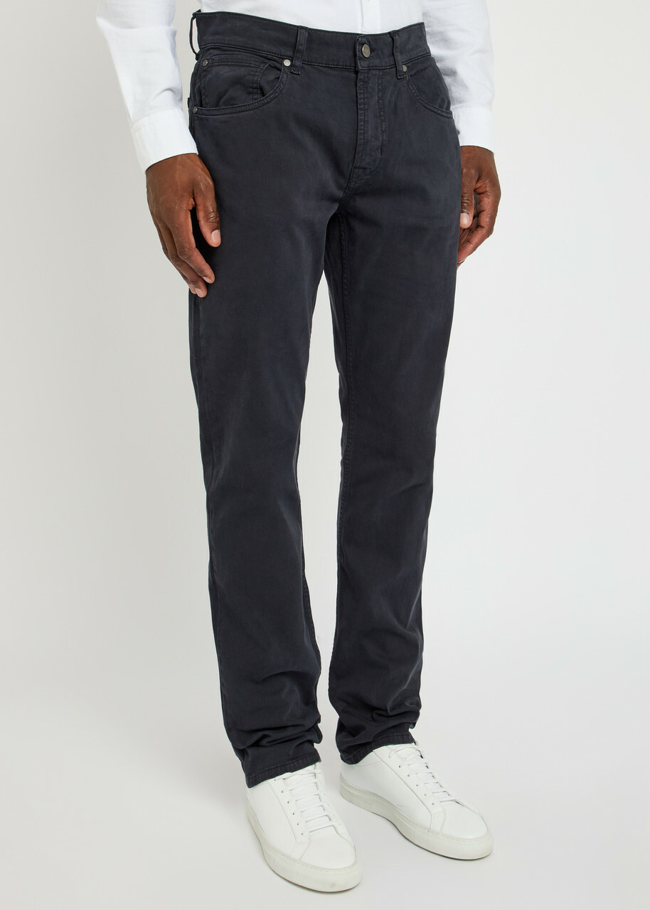 7 For All Mankind The Straight Jeans Navy