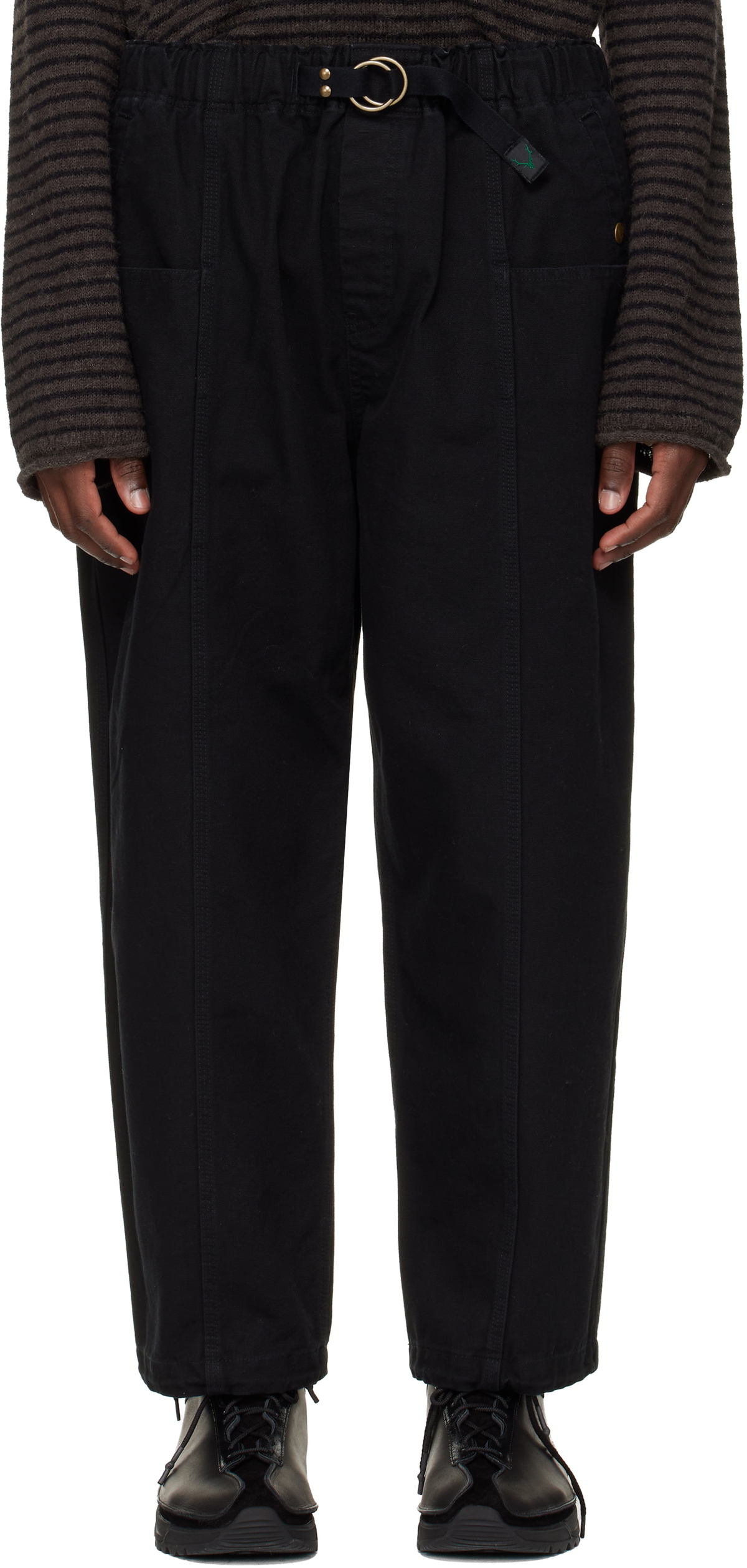 South2 West8 Black Belted C.S. Trousers