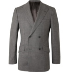 Kingsman - Archie Reid Slim-Fit Double-Breasted Prince of Wales Checked Wool Suit Jacket - Gray