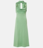 Rebecca Vallance Isla draped scarf-detail maxi dress