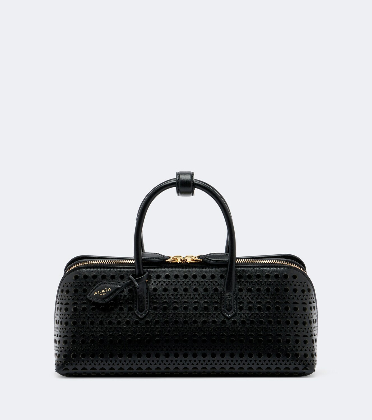 Alaïa Delta Medium Vienne leather top-handle bag