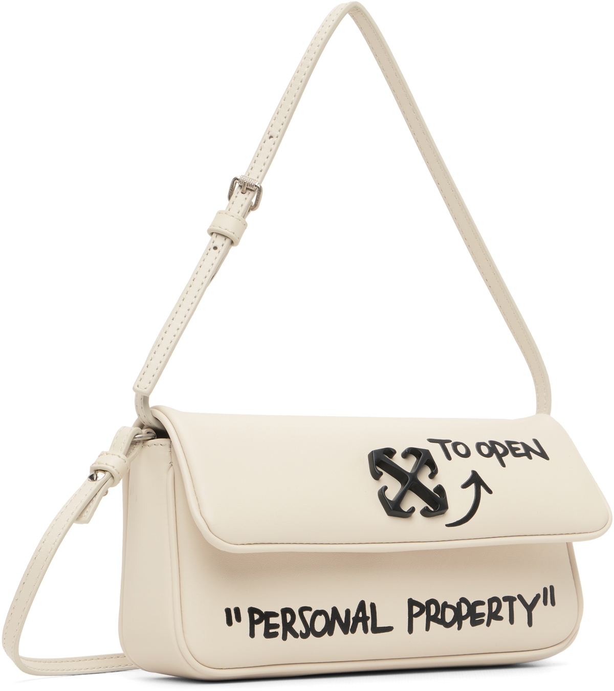 Off-White Off-White Jitney Shoulder 0.7 Quote Bag