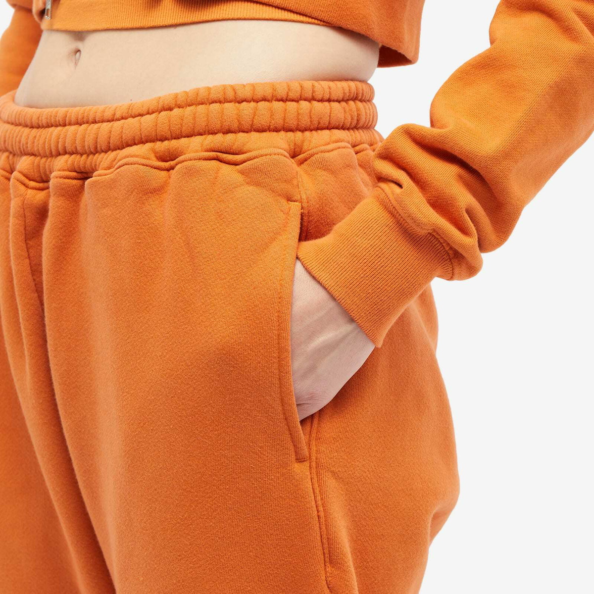 Orange discount baggy sweatpants