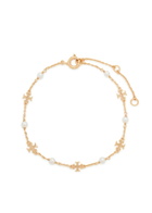 Tory Burch Moondance 18kt Gold-plated Logo Bracelet - One Size