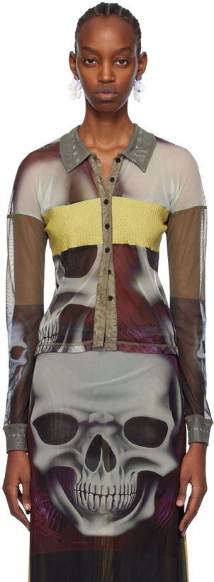 Photo: Ottolinger Multicolor Semi-Sheer Polo