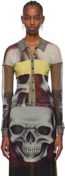 Ottolinger Multicolor Semi-Sheer Polo