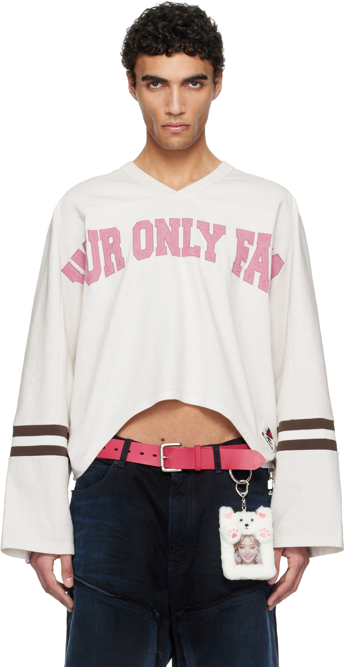 doublet White Bandage Embroidery Long-Sleeve T-Shirt Doublet