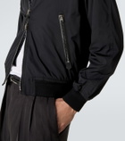 Tom Ford Leather-trimmed jacket