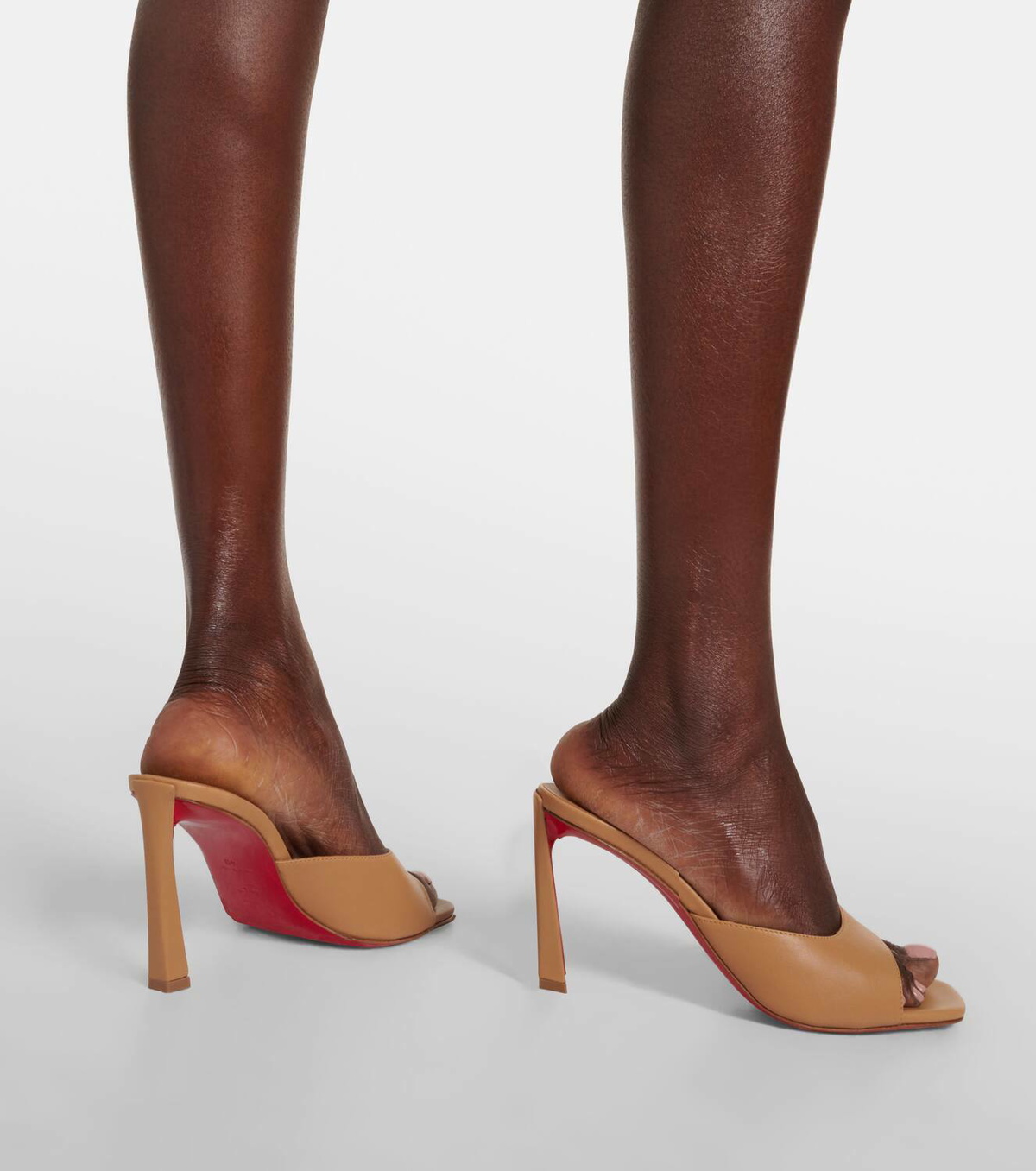 大人可愛い★Christian Louboutin★『Condora 85』leather mules Condora Mule - 85 mm Mules - Nappa leather - Bianco - Women