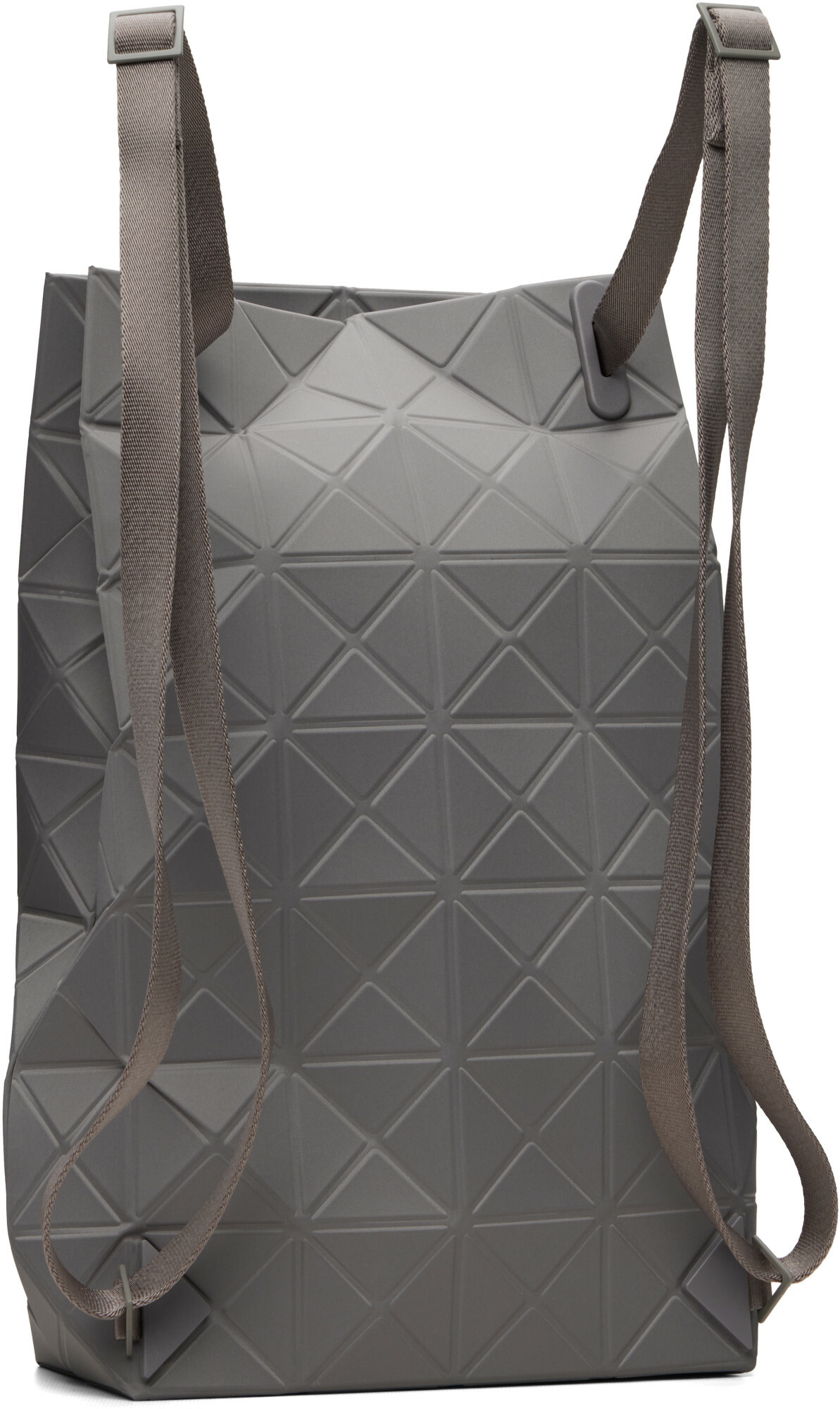 BAO BAO ISSEY MIYAKE Gray Track Backpack