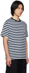 Carhartt Work In Progress Blue Scotty Stripe T-Shirt