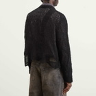 Our Legacy Men's Linen Academy Cardigan in Black