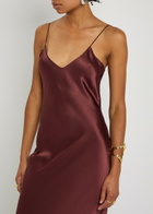 Nili Lotan Cami Silk Gown Red