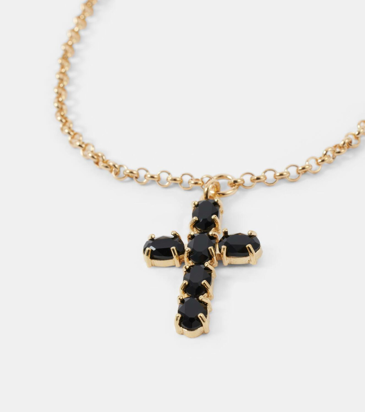 Dolce&Gabbana Cross crystal-embellished bracelet