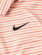 Nike Golf - Tour Striped Dri-FIT Golf Polo Shirt - Orange