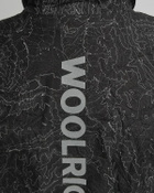 WOOLRICH 3 LAYER SEAM SEALED MAP JACKET Black Mens Windbreaker