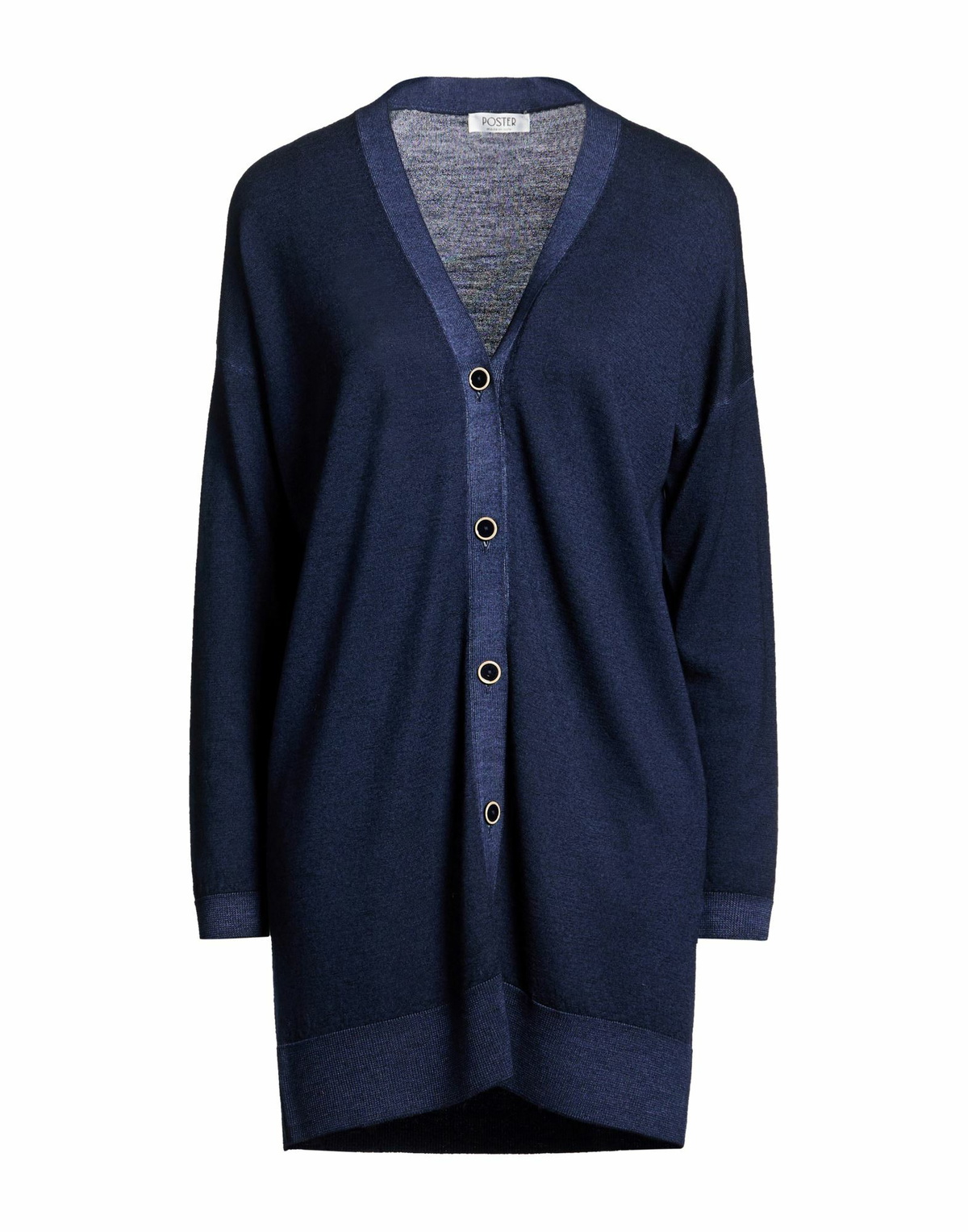 Poster Womens Cardigan in Navy