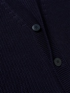 Armor Lux - Logo-Appliquéd Cotton Cardigan - Blue