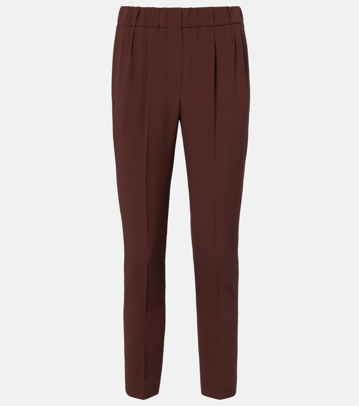 Brunello Cucinelli Crêpe straight pants