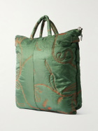 Kardo - Embroidered Silk-Twill Tote