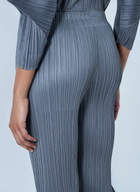 Pleats Please Issey Miyake Pleated Flared Trousers