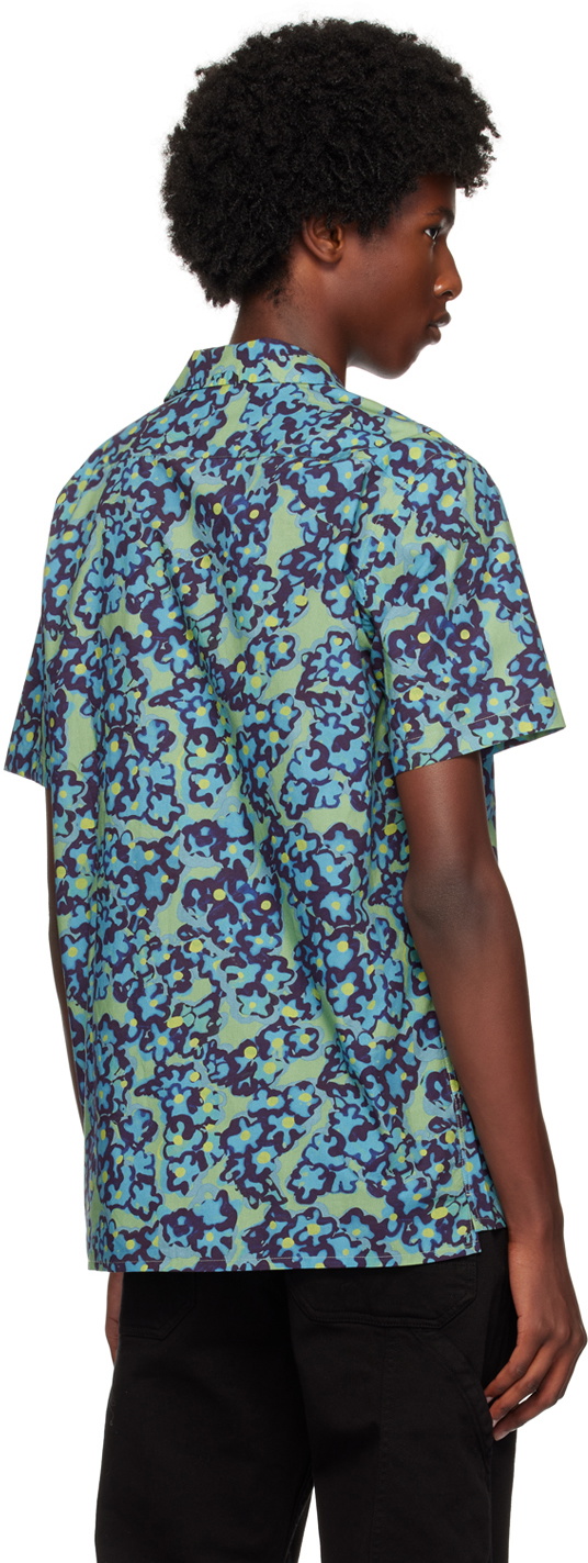 PS by Paul Smith Green Printed Shirt