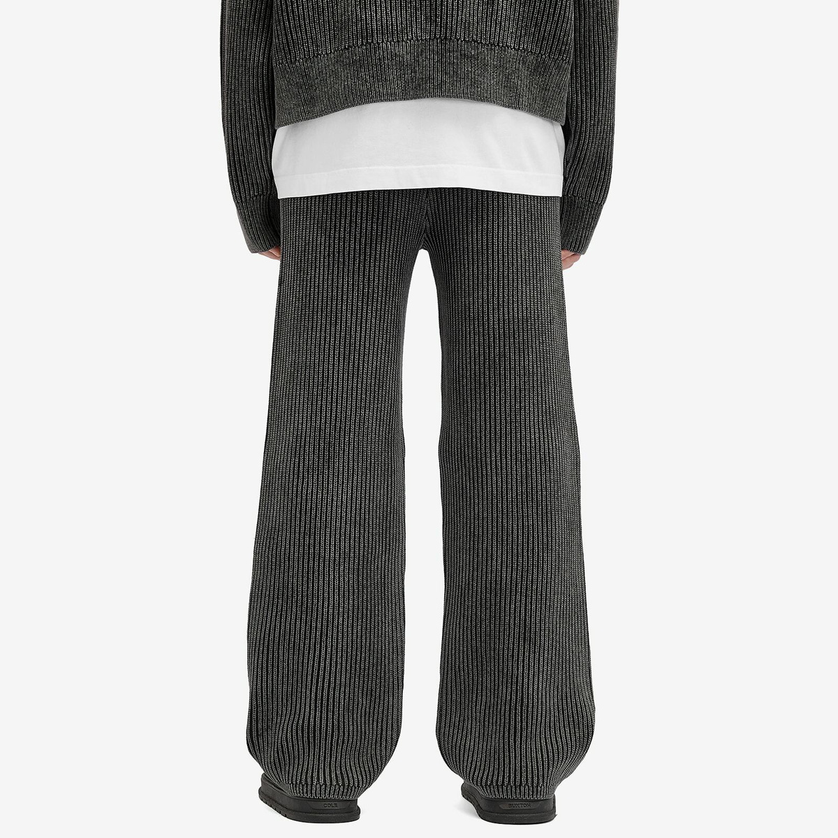 Cole Buxton Men's Acid Wash Knit Sweatpants in Black