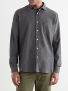 Hartford - Paul Cotton-Flannel Shirt - Gray