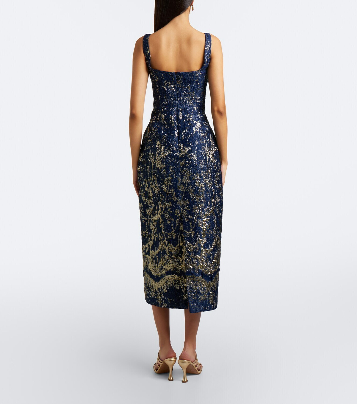 Simkhai Virette jacquard cocktail dress