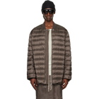 Rick Owens Moncler + Rick Owens Brown Flight Parka Jacket