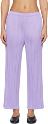 PLEATS PLEASE ISSEY MIYAKE Purple Monthly Colors April Trousers