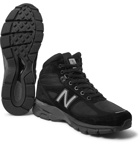 New Balance - 990v4 Suede and Mesh High-Top Sneakers - Men - Black