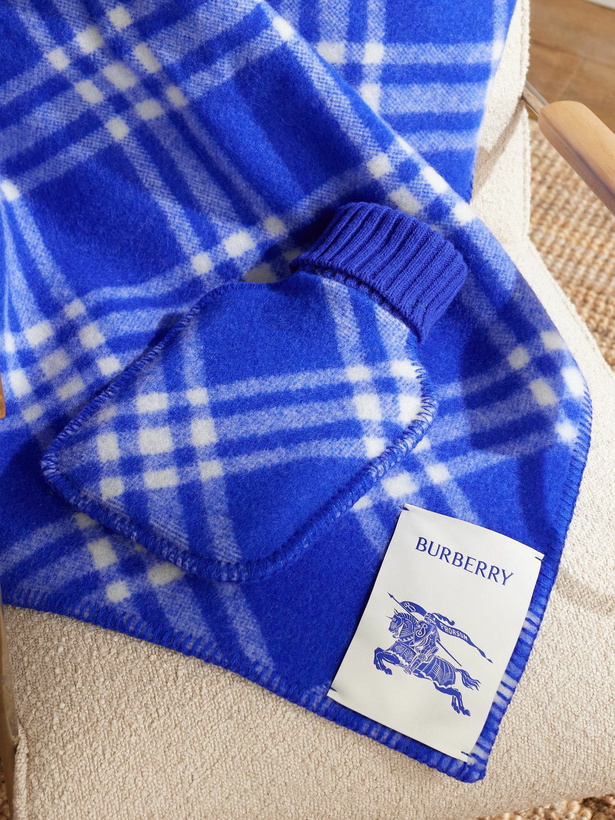 Photo: Burberry - Hot Water Bottle and Checked Wool Cover