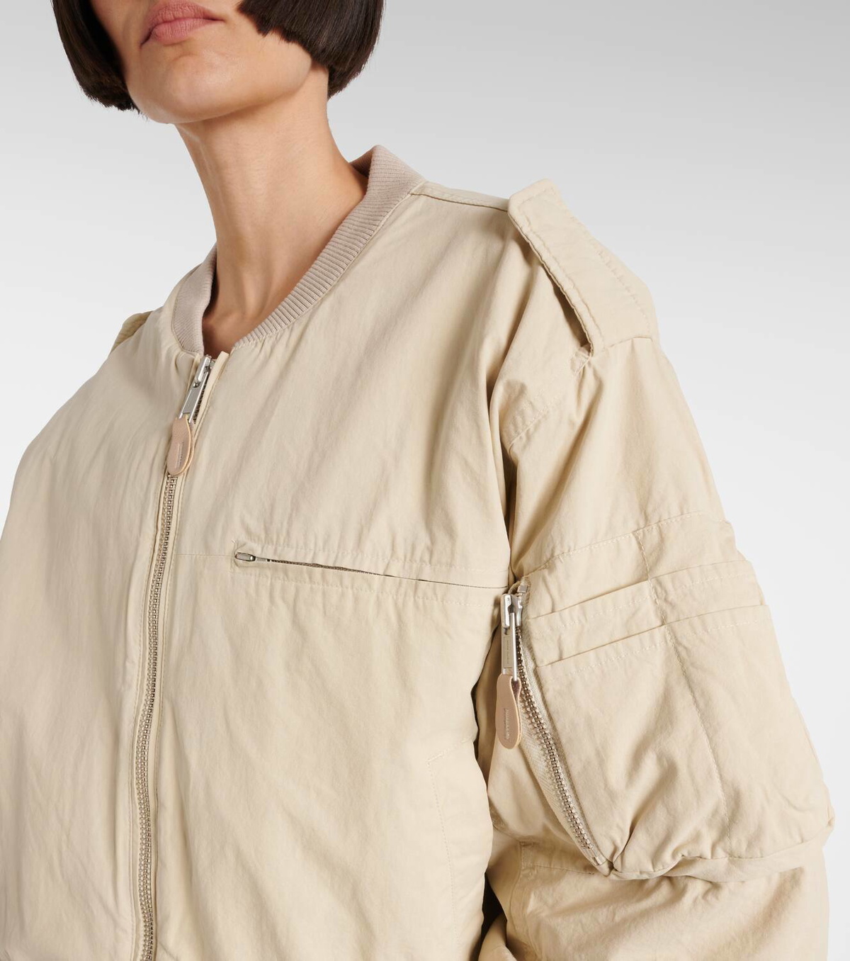Entire Studios A-4 cotton canvas bomber jacket