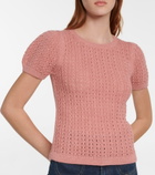 See By Chloe - Open-knit alpaca wool-blend top