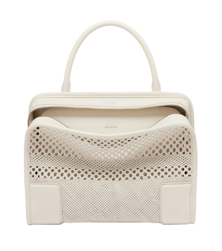 Photo: Loewe Amazona 180 Medium woven leather top-handle bag