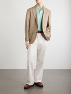 Polo Ralph Lauren - Houndstooth Linen-Blend Blazer - Neutrals