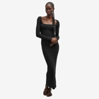 SKIMS Women's Soft Lounge Long Sleeve Dress in Onyx