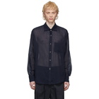 Our Legacy Indigo Cut Away Shirt