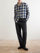 Barena - Checked Cotton-Twill Shirt - Blue