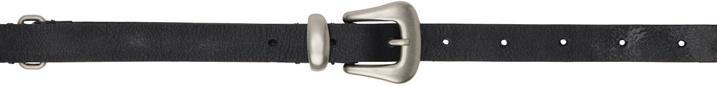 Photo: YOKE Black Narrow Western Belt