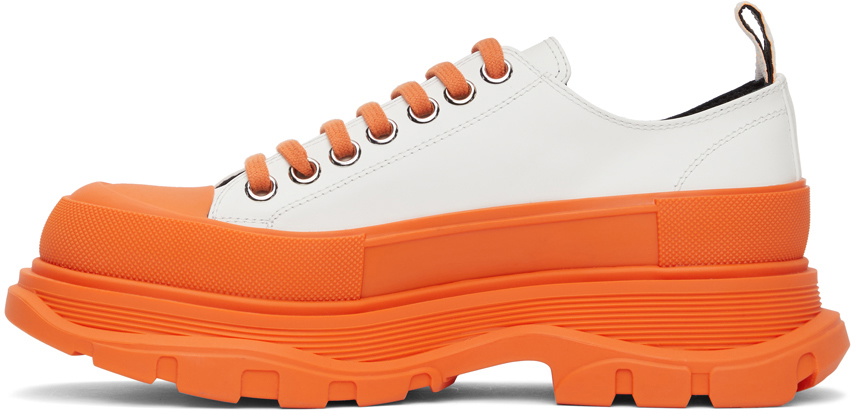 Orange and white 2025 alexander mcqueen's