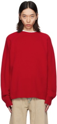 Róhe Red Raglan Sleeves Sweater
