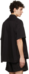 sacai Black Cotton Shirt