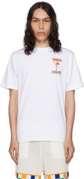 Casablanca White 'La Flamme Du Sport' T-Shirt